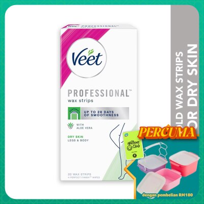 VEET - Wax Strip Leg & Body Dry Skin 20s
