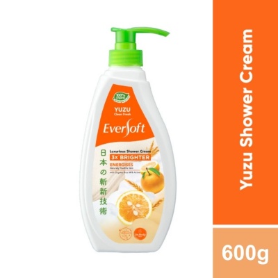 EVERSOFT - Yuzu Clean Fresh Shower Cream 650G