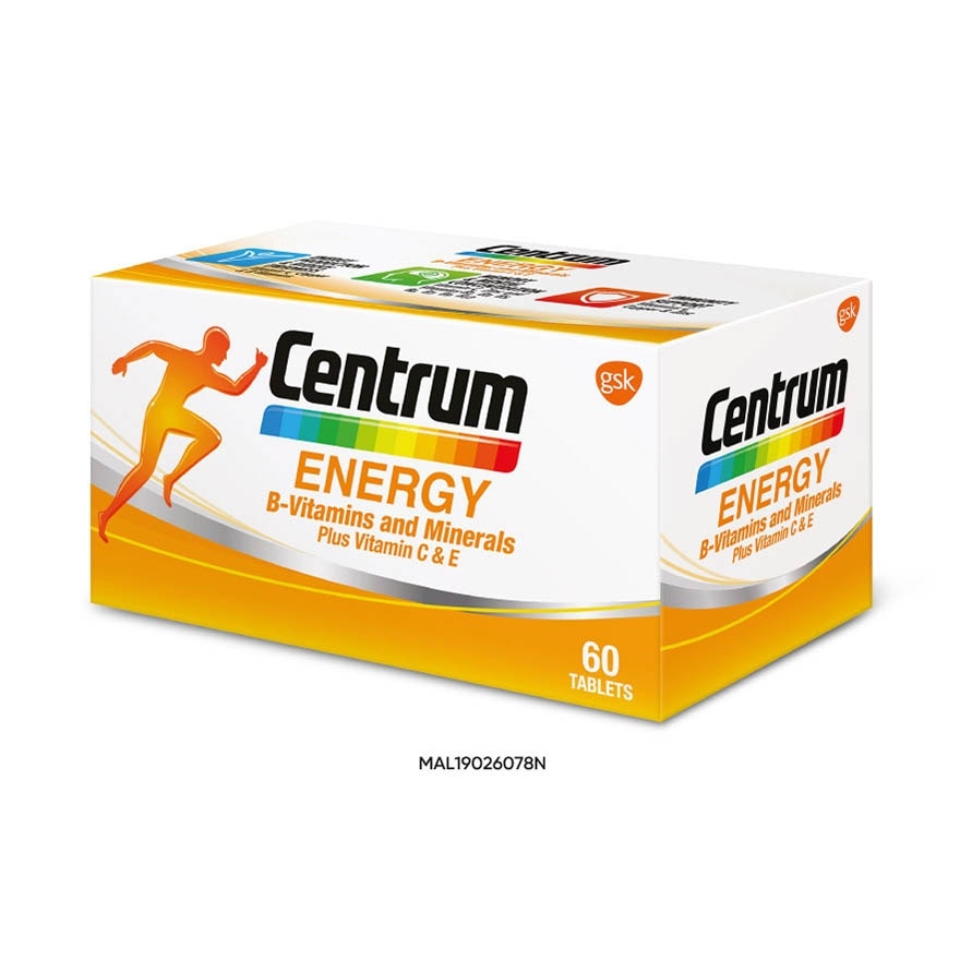 Energy B-Vitamins & Minerals + Vitamin C&E 60s