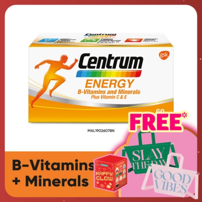 CENTRUM Energy B-Vitamins & Minerals + Vitamin C&E 60s
