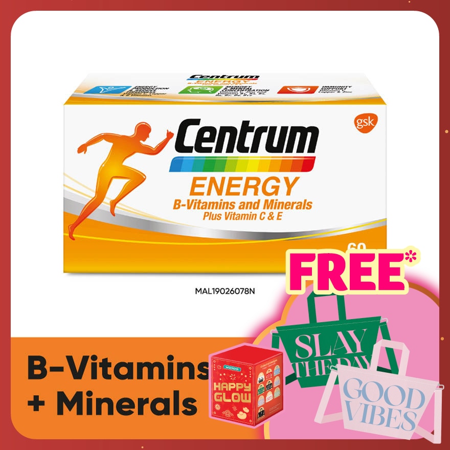 Energy B-Vitamins & Minerals + Vitamin C&E 60s