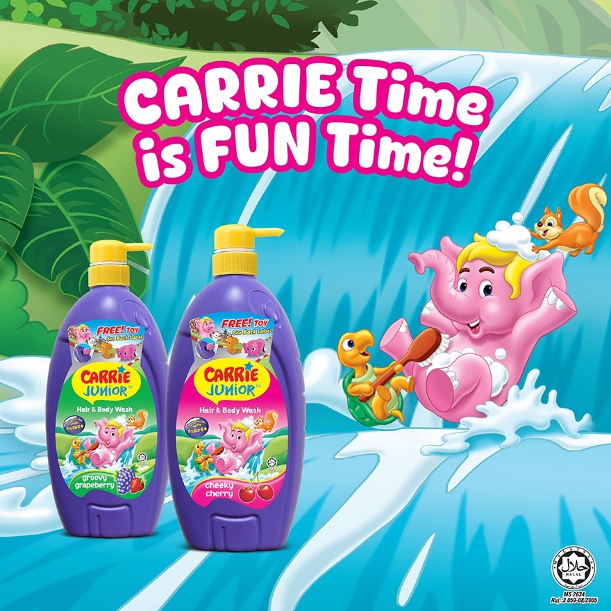 Hair & Body Wash Cheeky Cherry 1000g