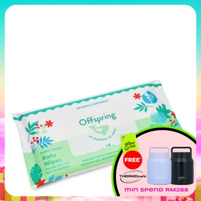 OFFSPRING - Plant Based Baby Wipes 20's