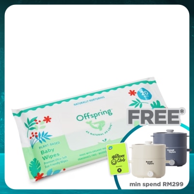 OFFSPRING Plant Based Baby Wipes 20's