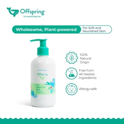 OFFSPRING Gentle Head-to-Toe Wash 250ml