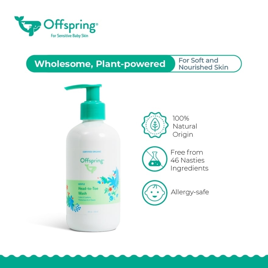 Gentle Head to Toe Wash 250ml
