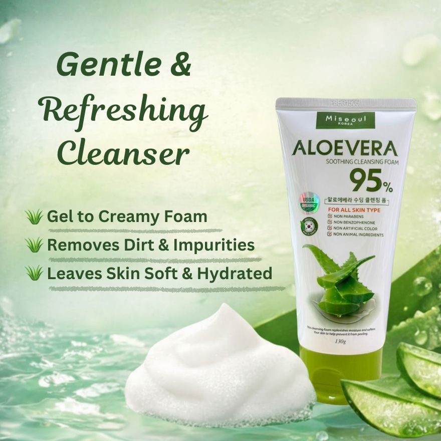 Aloevera Cleansing Foam 130g