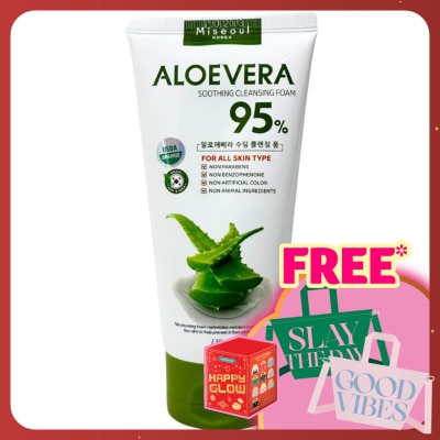 MISEOUL Aloevera Cleansing Foam 130g