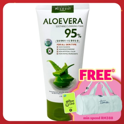 MISEOUL Aloevera Cleansing Foam 130g
