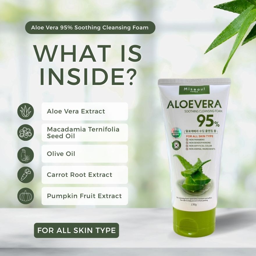 Aloevera Cleansing Foam 130g