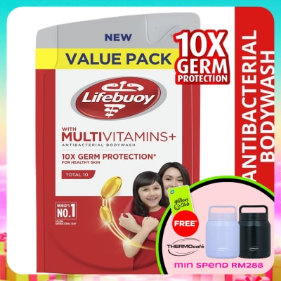 LIFEBUOY - Bodywash Total 10  Refill 800ml
