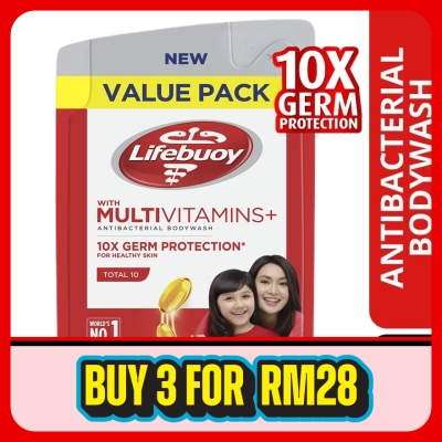LIFEBUOY - Bodywash Total 10  Refill 800ml