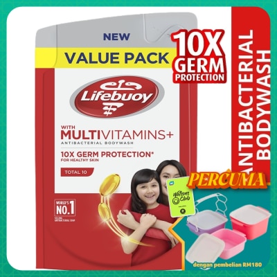 LIFEBUOY - Bodywash Total 10  Refill 800ml