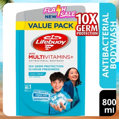 LIFEBUOY - Bodywash Cool Fresh Refill 800ml