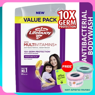 LIFEBUOY Bodywash Moisture Plus Refill 800ml