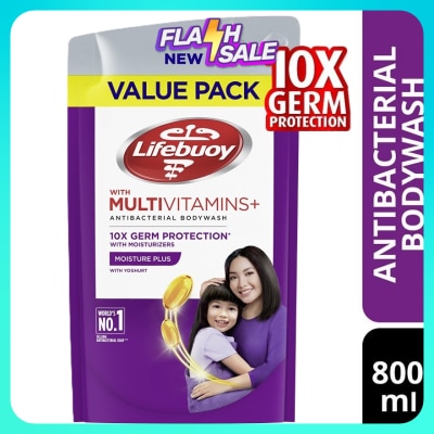 LIFEBUOY Bodywash Moisture Plus Refill 800ml
