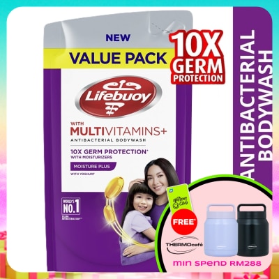 LIFEBUOY - Bodywash Moisture Plus Refill 800ml