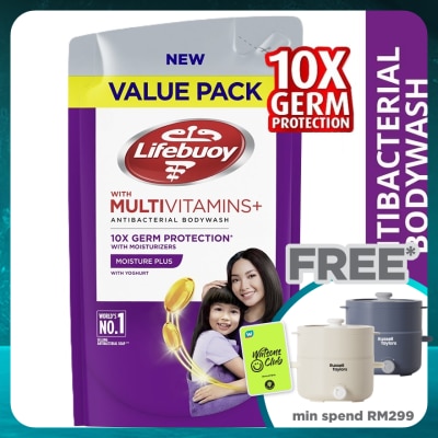 LIFEBUOY Bodywash Moisture Plus Refill 800ml