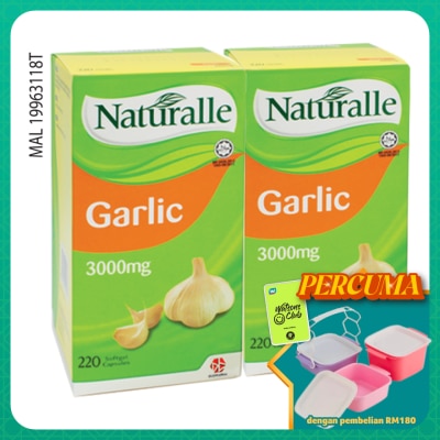 NATURALLE - Garlic 3000mg 2 x 220's
