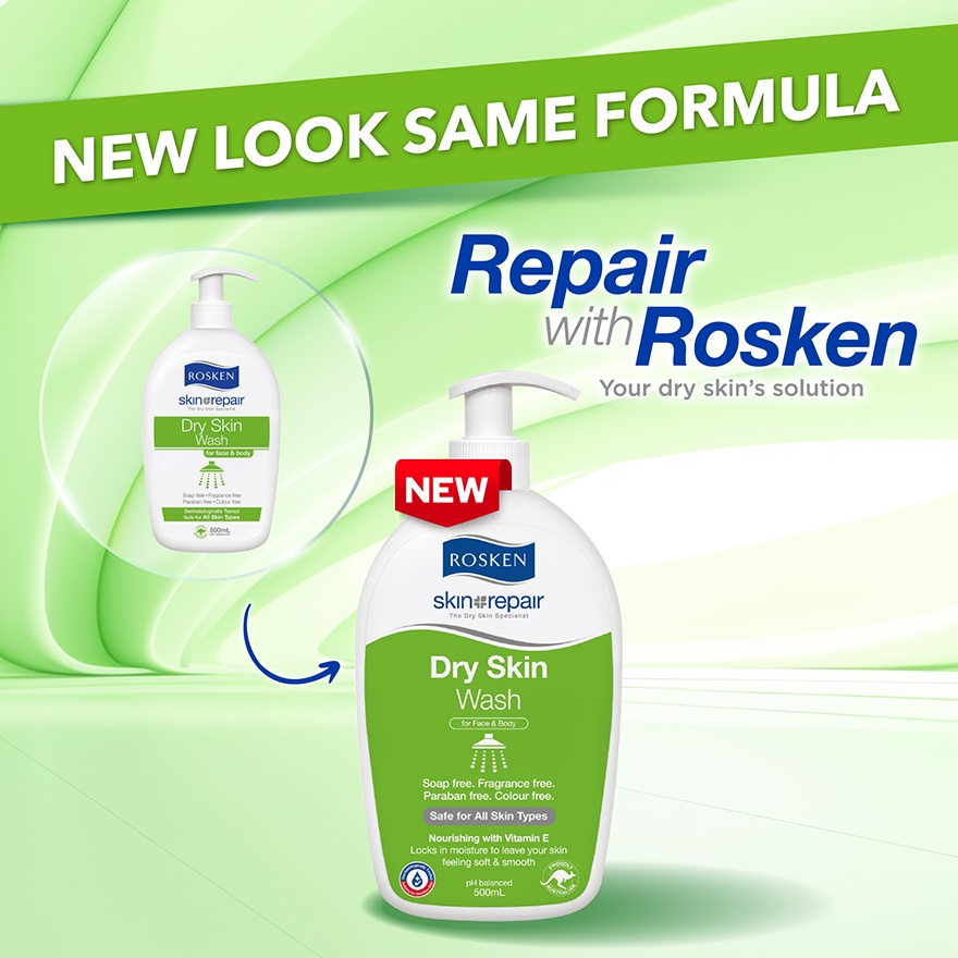 ROSKEN DRYSKIN WASH 500ML