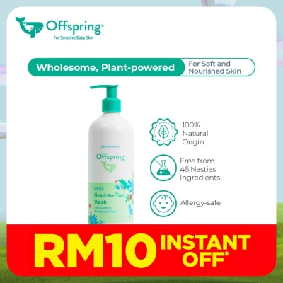 OFFSPRING Gentle Head to Toe Wash 500ml
