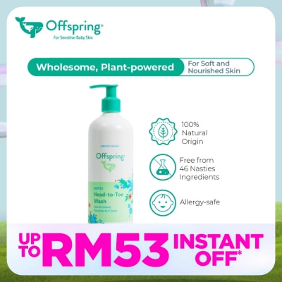OFFSPRING Gentle Head to Toe Wash 500ml