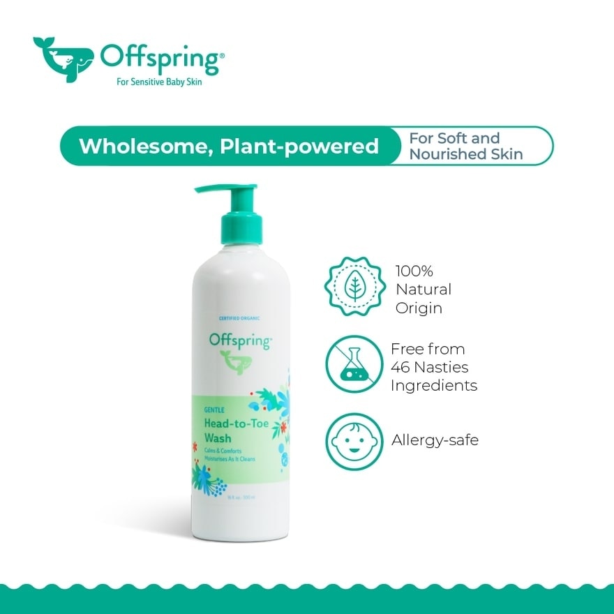 Gentle Head to Toe Wash 500ml