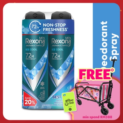 REXONA Men Ice Cool Spray  2x135ml