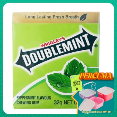 WRIGLEY'S - Doublemint Gold Peppermint Flavour Chewing Gum 12's