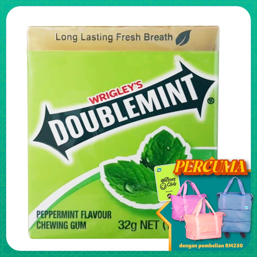 Doublemint Gold Peppermint Flavour Chewing Gum 12's