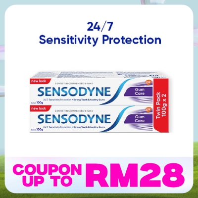 SENSODYNE Gum Care Relief Sensitive Teeth Toothpaste 100g x 2