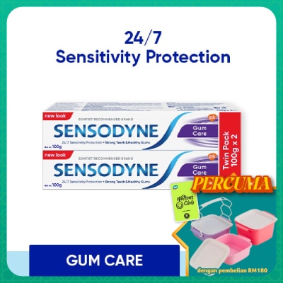 SENSODYNE - Gum Care Relief Sensitive Teeth Toothpaste 100g x 2