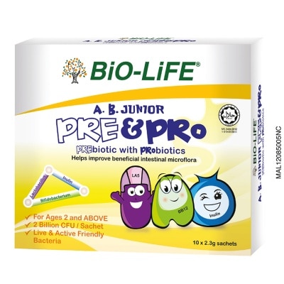 BIO-LIFE A.B. Pre- & Pro-biotics 10 x 2.3g