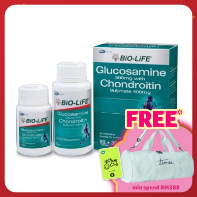 BIO-LIFE Glucosamine With Chondroitin Sulphate 90's + 30's