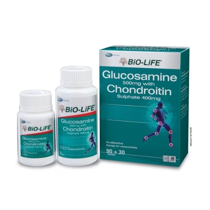 Glucosamine With Chondroitin Sulphate 90's + 30's