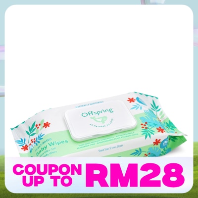 OFFSPRING Plant-Based Baby Wipes 80's