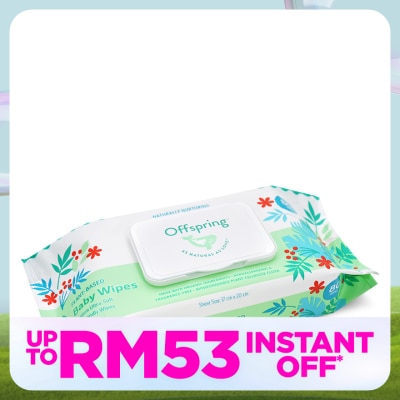 OFFSPRING Plant-Based Baby Wipes 80's