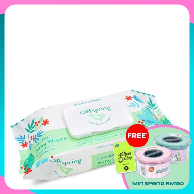 OFFSPRING Plant-Based Baby Wipes 80's