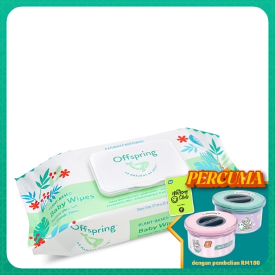 OFFSPRING Plant-Based Baby Wipes 80's
