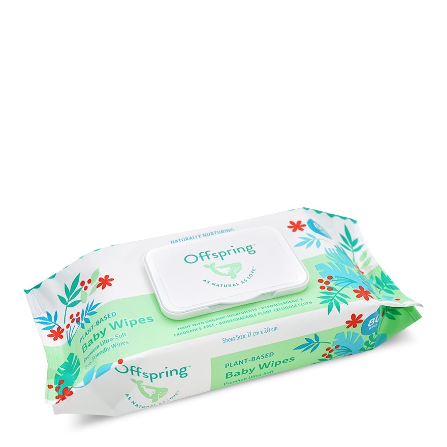 Plant-Based Baby Wipes 80's
