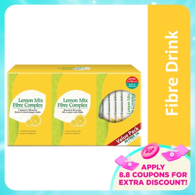 BEAUXLIM - Lemon Mix Fibre Complex (15g x 30's +12's) Exclusive Pack