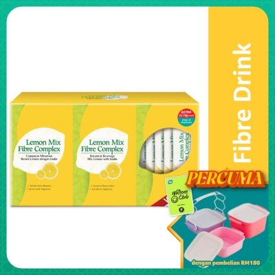 BEAUXLIM - Lemon Mix Fibre Complex (15g x 30's +12's) Exclusive Pack