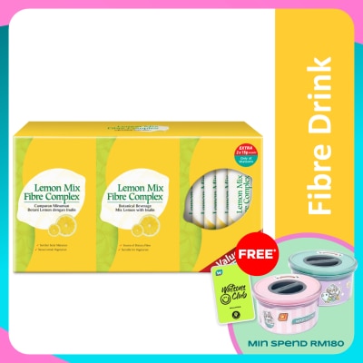 BEAUXLIM Lemon Mix Fibre Complex (15g x 30's +12's) Exclusive Pack