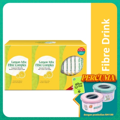 BEAUXLIM Lemon Mix Fibre Complex (15g x 30's +12's) Exclusive Pack