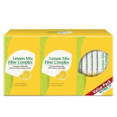 BEAUXLIM Lemon Mix Fibre Complex (15g x 30's +12's) Exclusive Pack