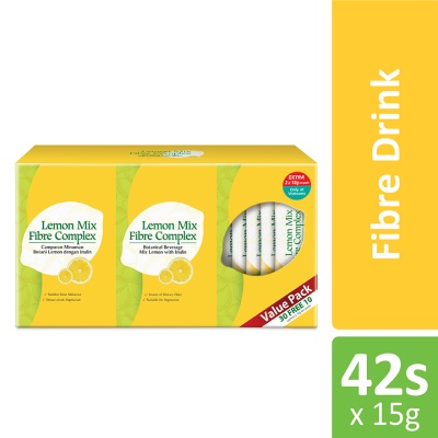 BEAUXLIM - Lemon Mix Fibre Complex (15g x 30's +12's) Exclusive Pack
