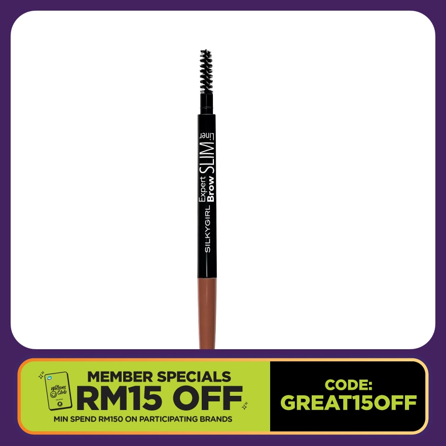 SILKYGIRL Expert Brow Slim Liner 01 Natural Brown 1's