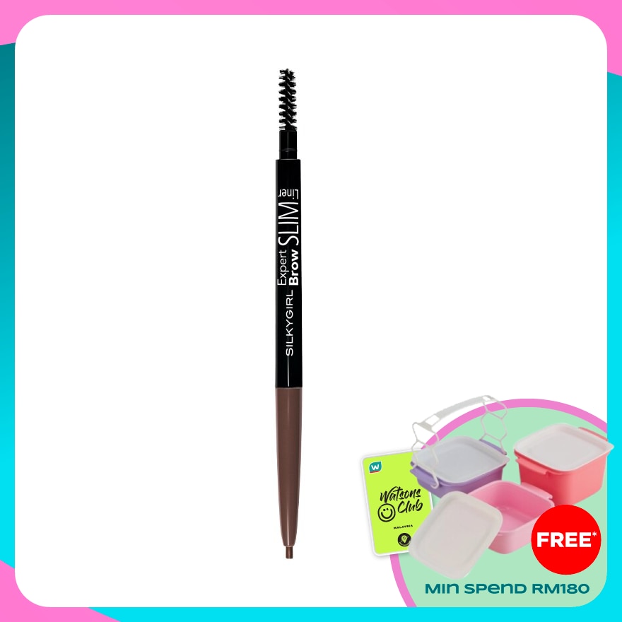 SILKYGIRL Expert Brow Slim Liner 02 Dark Brown 1's