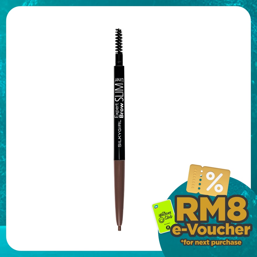 SILKYGIRL Expert Brow Slim Liner 02 Dark Brown 1's