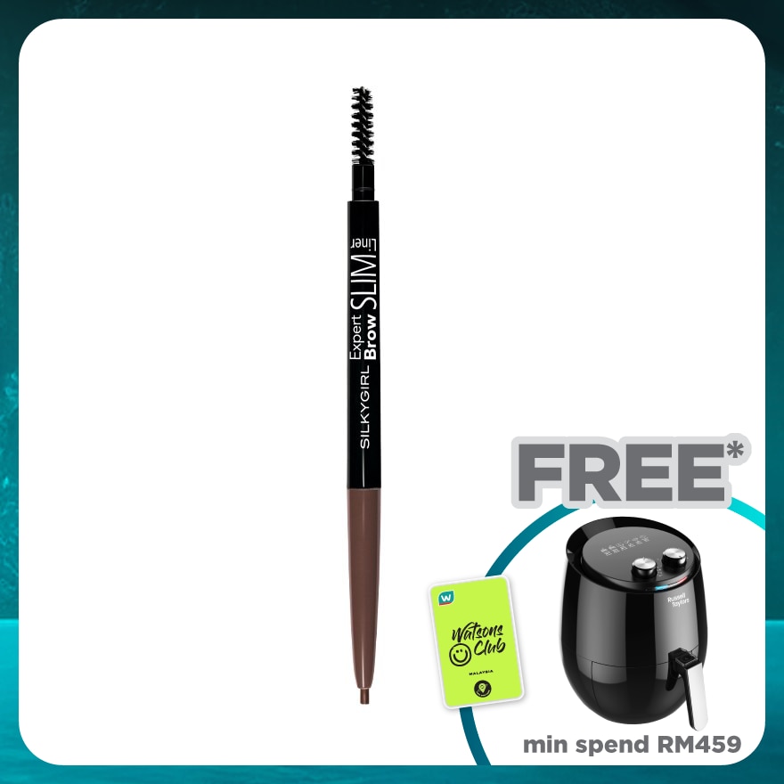 SILKYGIRL Expert Brow Slim Liner 02 Dark Brown 1's